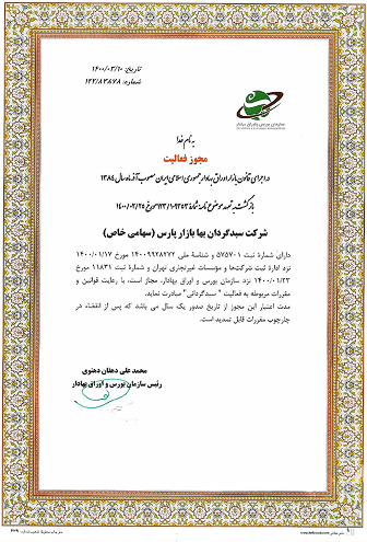 مجوز سبدگردانی